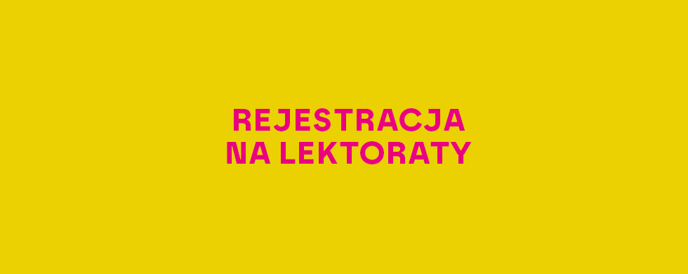 Rejestracja na lektoraty